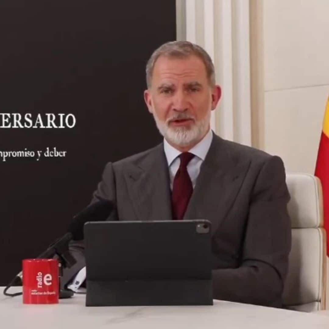 'Es fetén estar hoy con vosotros': el rey Felipe debuta en la radio hablando en caló