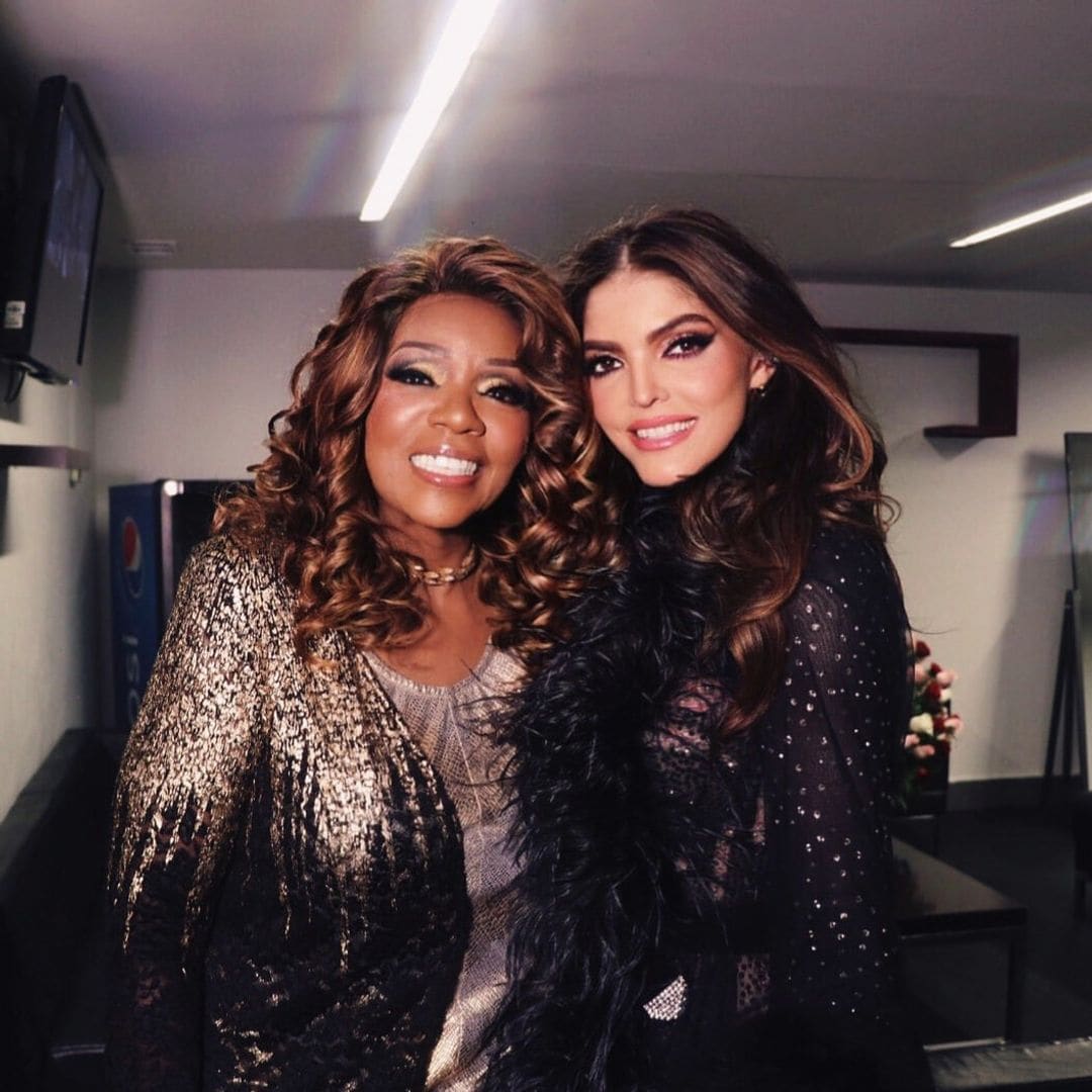 Ana Bárbara cumple un sueño al cantar con Gloria Gaynor