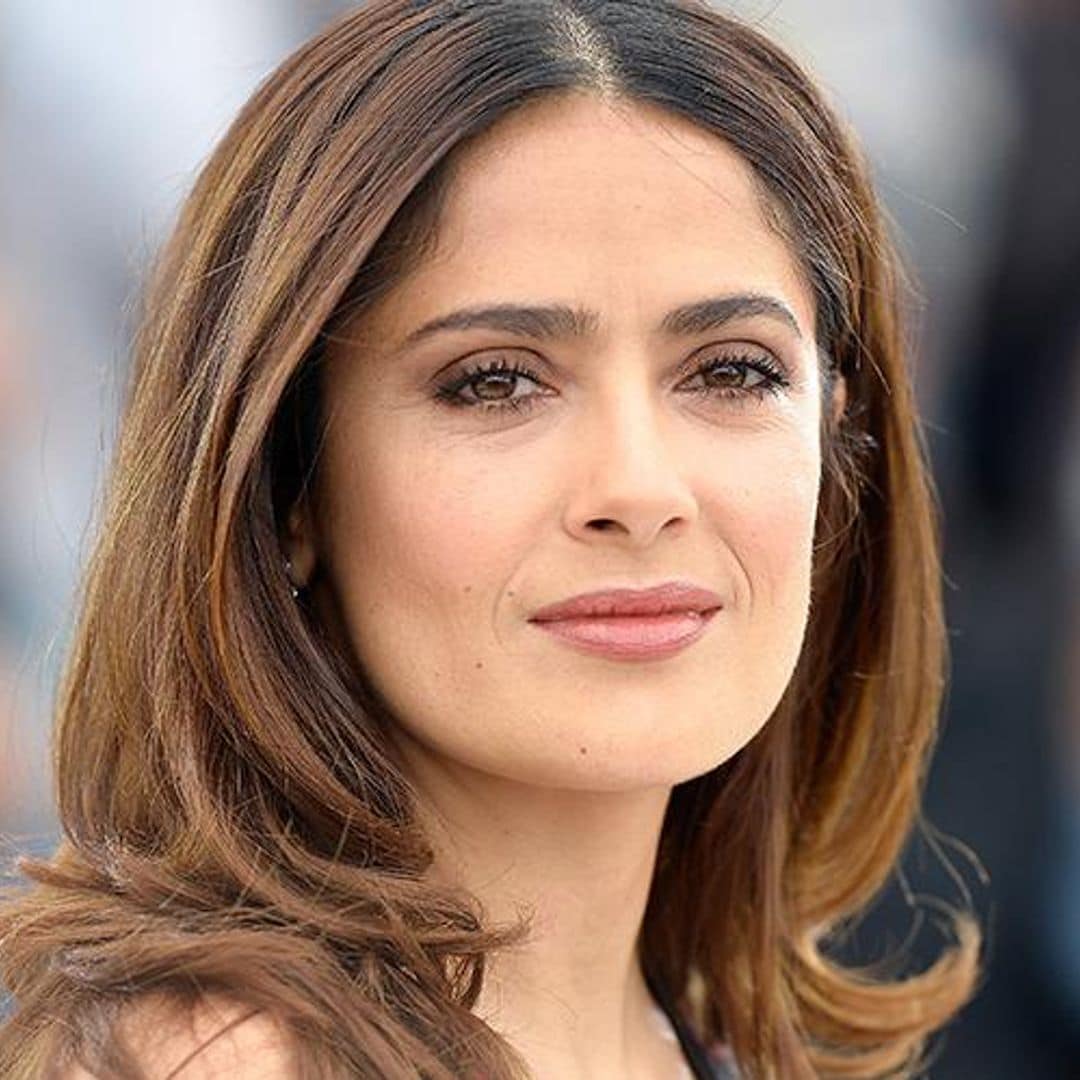 ¡Orgullosa! Salma Hayek presume a su papá y sus raíces libanesas