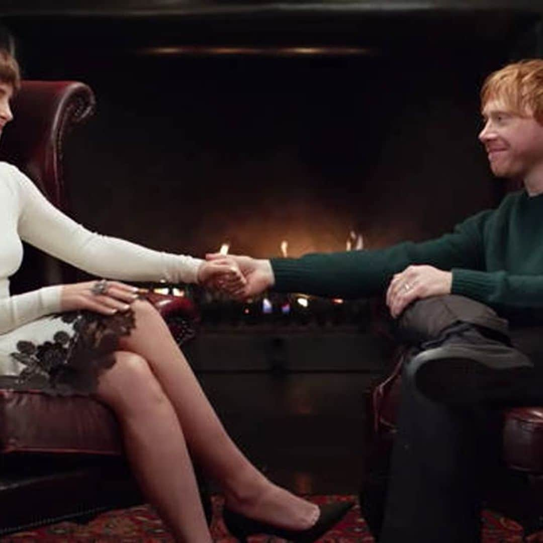 Emma Watson llora al reencontrarse con su amor en la ficción, Rupert Grint