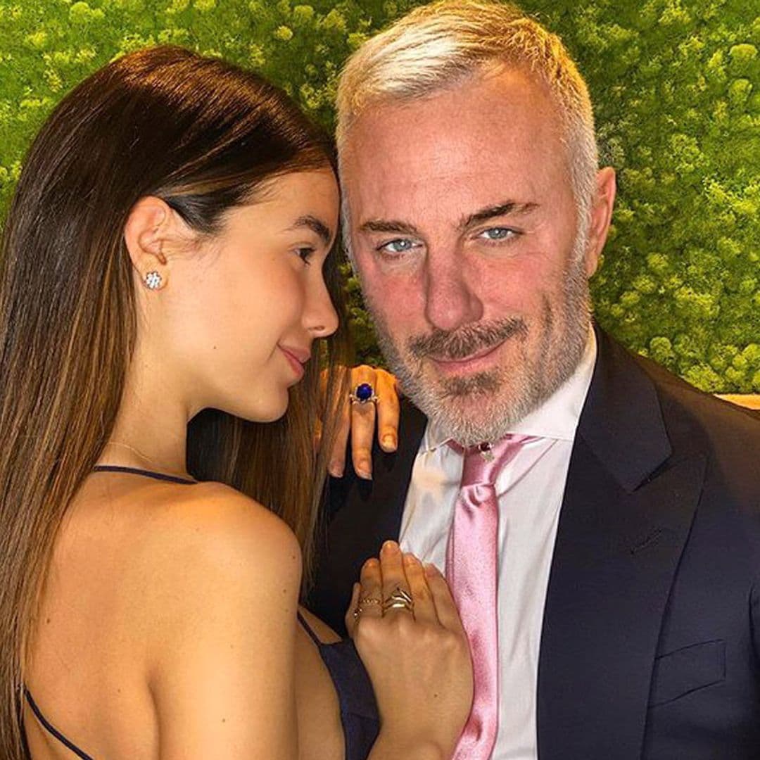 ¡El no va más! Gianluca Vacchi se viste con falda escocesa para su baile más viral con Sharon Fonseca