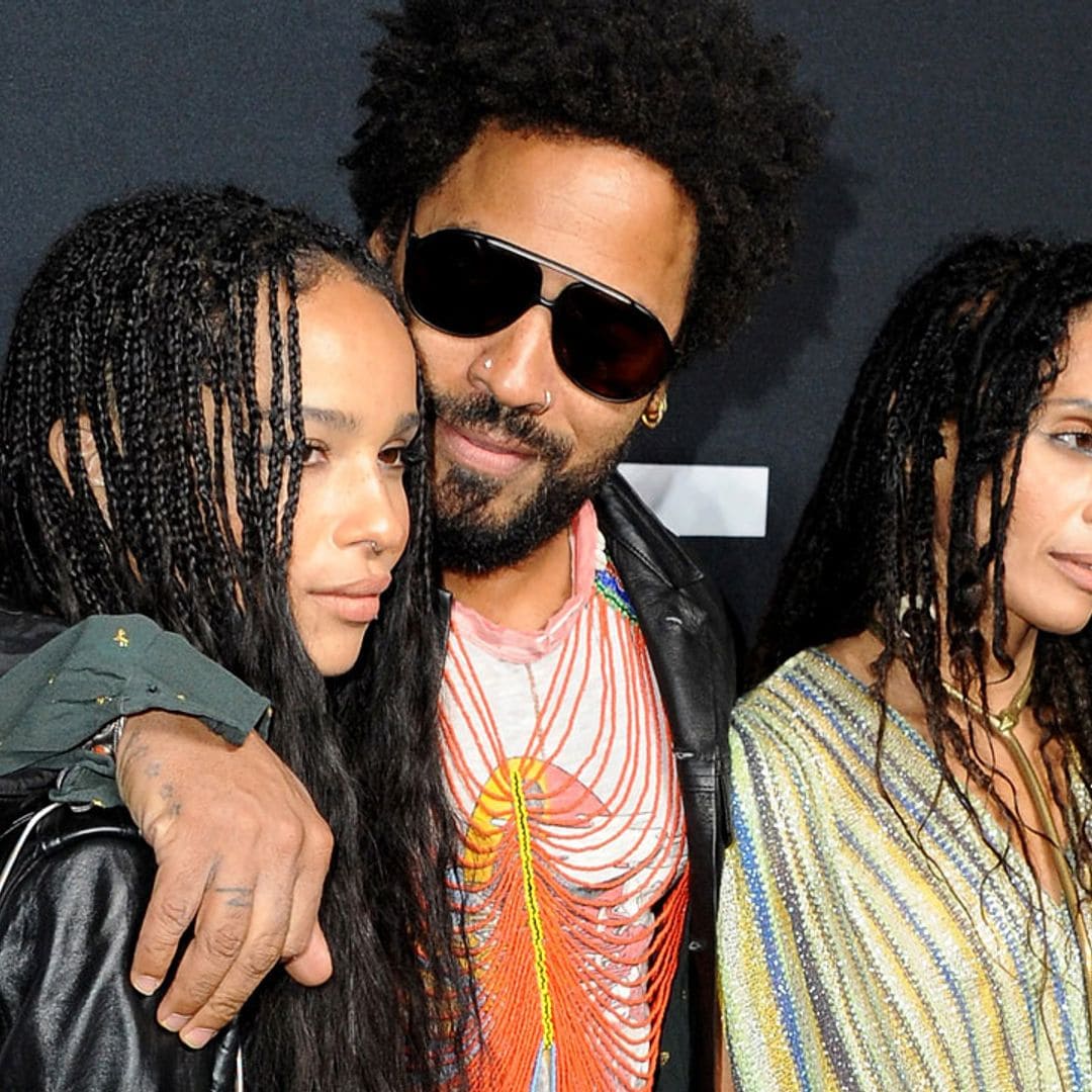 Quién es quién en la 'modern family' de Lenny Kravitz: de su hija Zoë a su ex Lisa Bonet