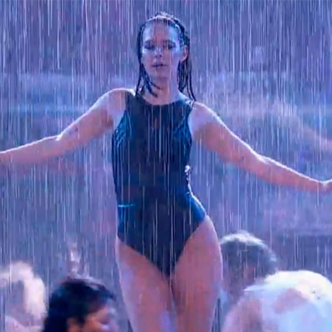 El baile bajo la lluvia de Laura Escanes a lo Rihanna causa furor en la segunda gala de 'El Desafío'