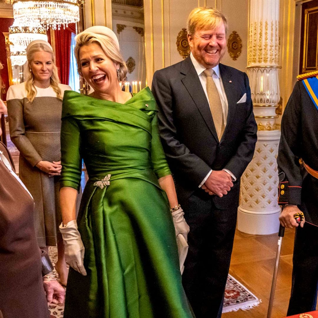 Risas y mucho afecto en la intensa jornada de Máxima y Guillermo de Holanda con los reyes de Noruega