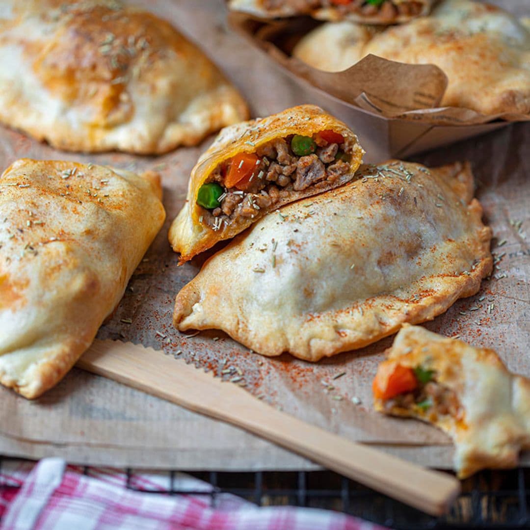 Empanadillas de pavo y verduras