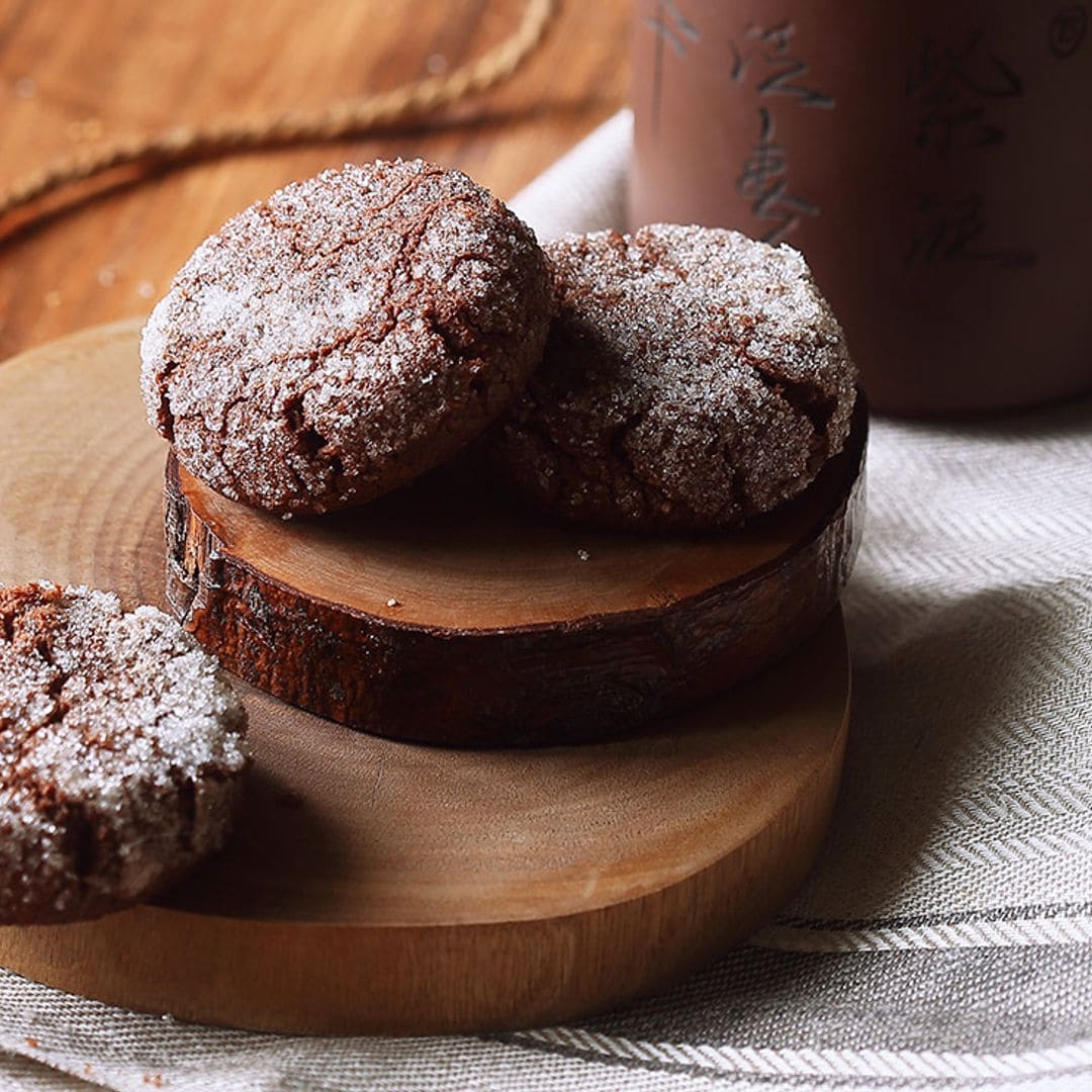 Galletas sablé de chocolate