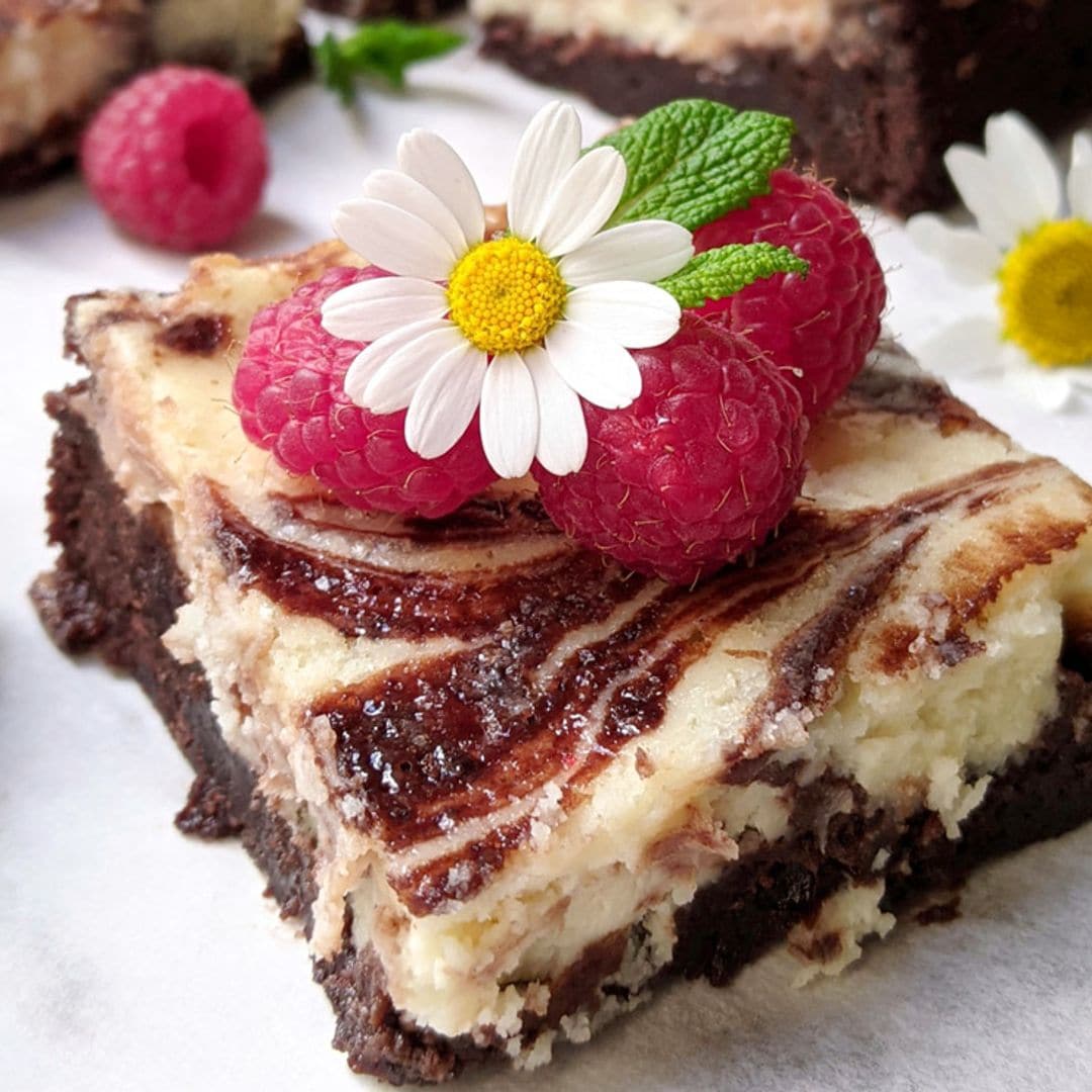 ¿’Brownie’ y ‘Cheesecake’ en un solo postre? Sí… ¡y nos encanta!