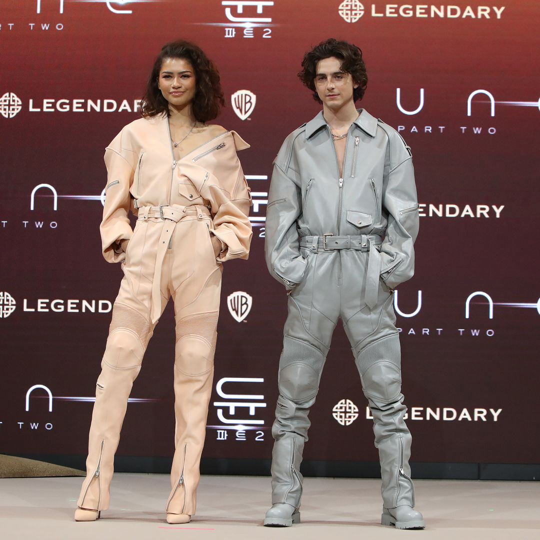 Zendaya y Timothée Chalamet en Seúl para presentar Dune: parte dos