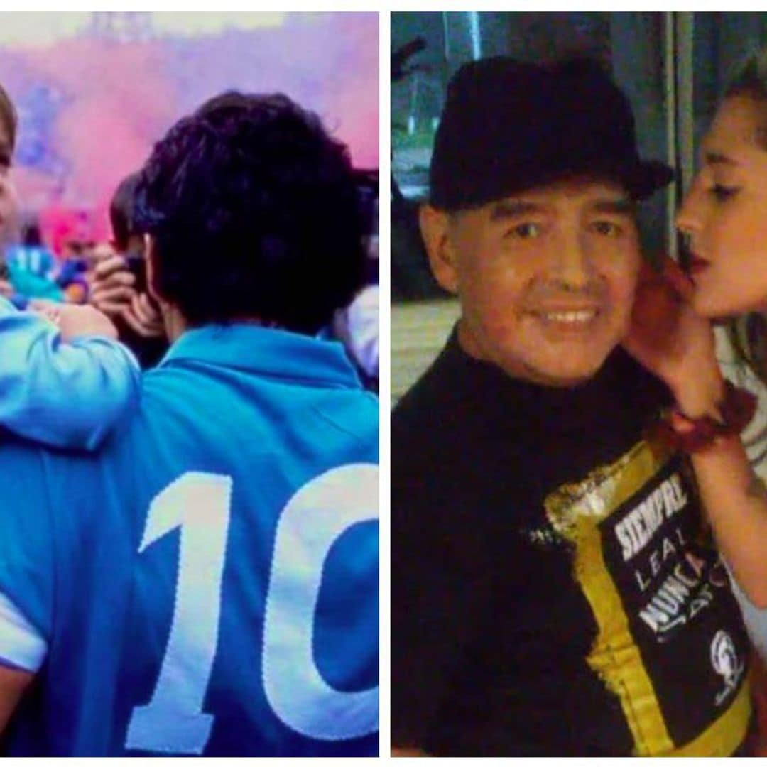 Los últimos y conmovedores mensajes que Maradona recibió por parte de sus hijos