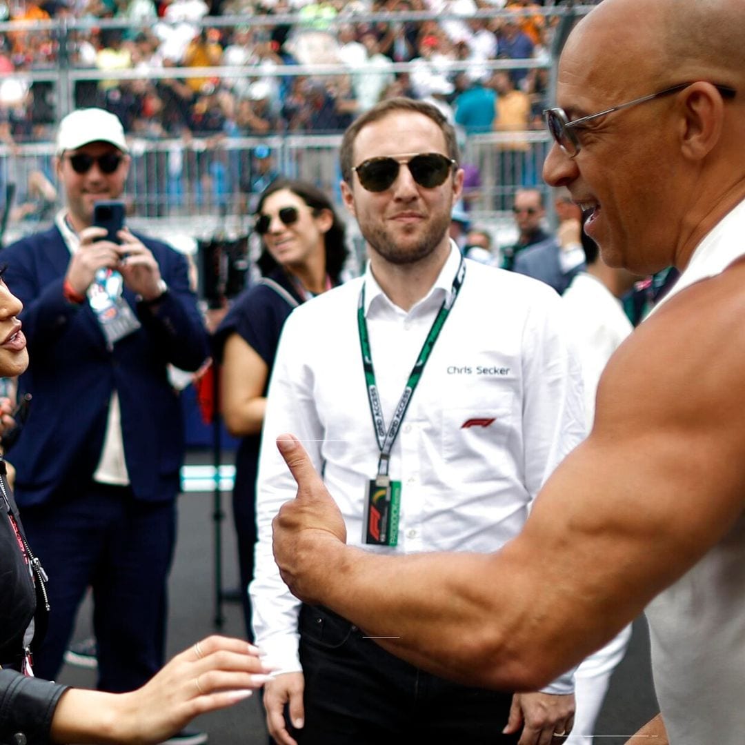 Vin Diesel, Becky G, Jonas Brothers, J Balvin y más... La lluvia de estrellas en el Gran Premio de Miami