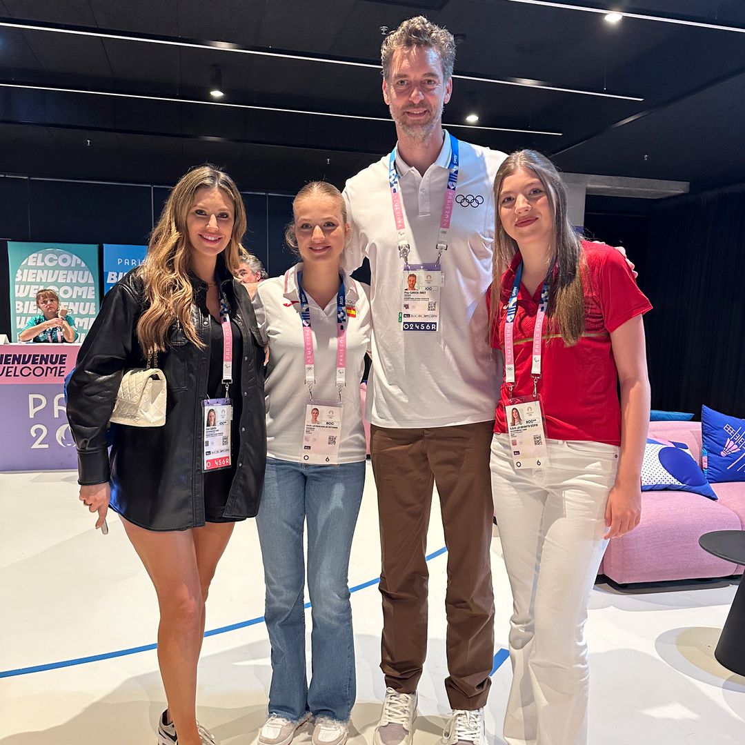 Pau Gasol y Cat McDonnell: de su encuentro con Leonor y Sofía a la afición por la gimnasia de su hija en sus Juegos Olímpicos más familiares