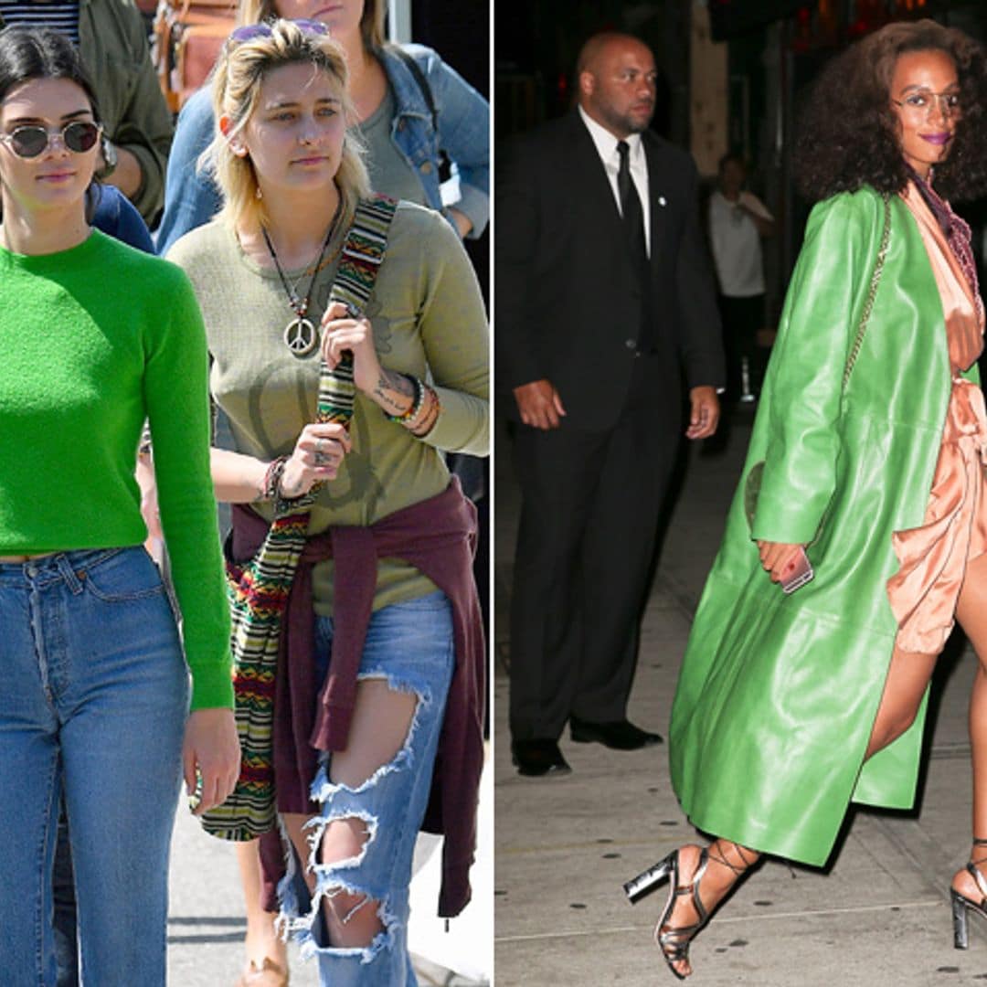 ¡Todo al 'greenery'! Así han lucido Kendall Jenner y otras 'celebs'  el color de 2017