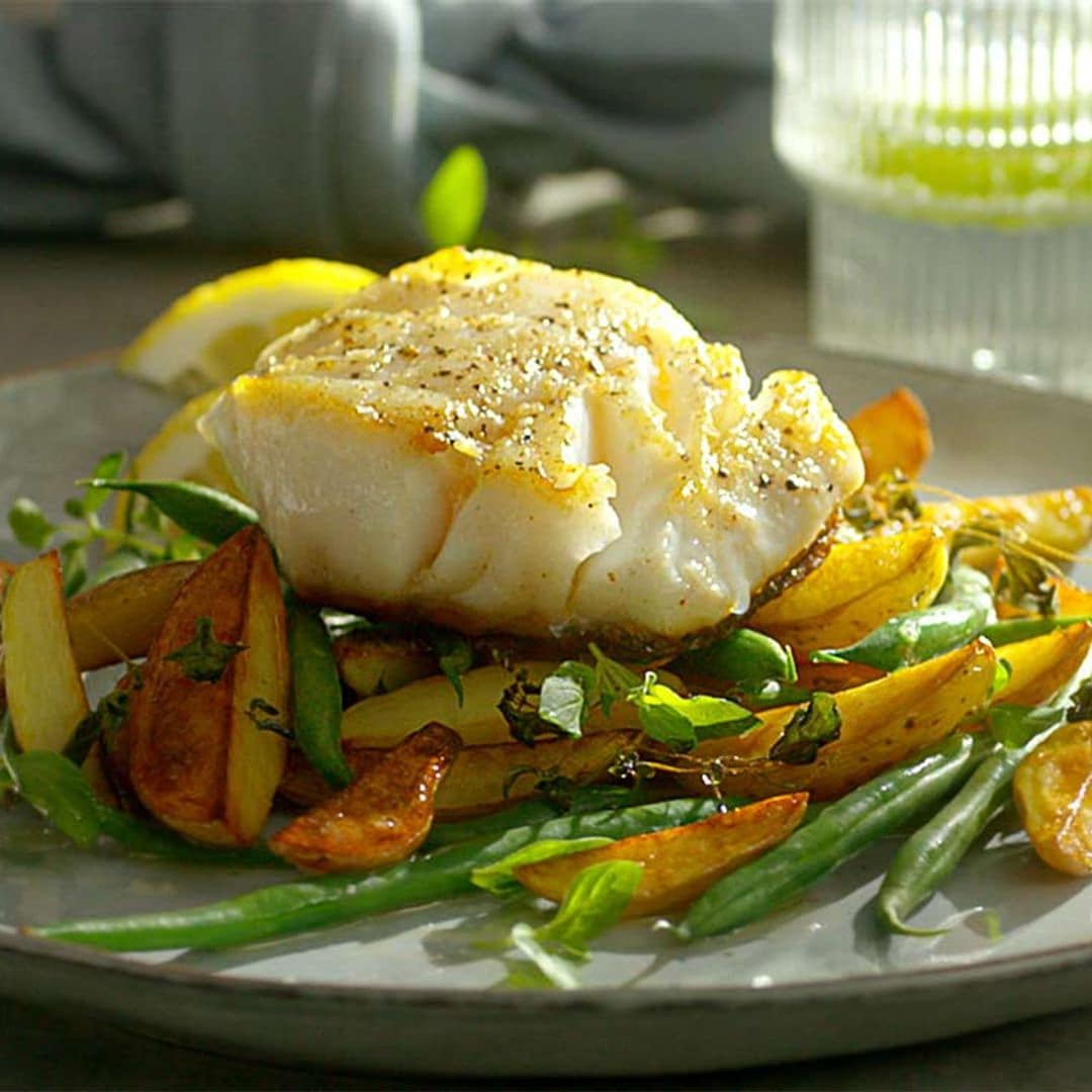 Bacalao fresco con patatas de pueblo