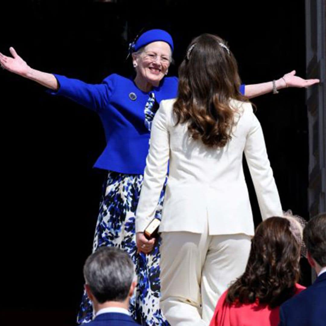 El efusivo encuentro, lleno de cariño, entre Isabella de Dinamarca y su abuela, la reina Margarita