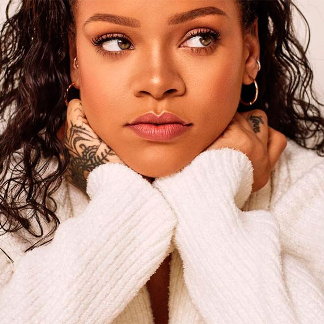 Rihanna, enamorada y con un enigmático look de cumpleaños