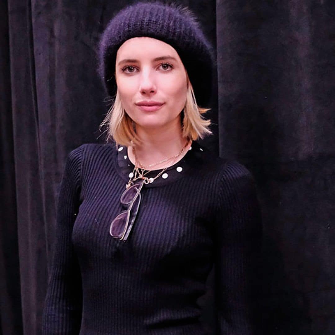 El retorno del estilo 'granny': Emma Roberts arrasa con su “look abuelita”