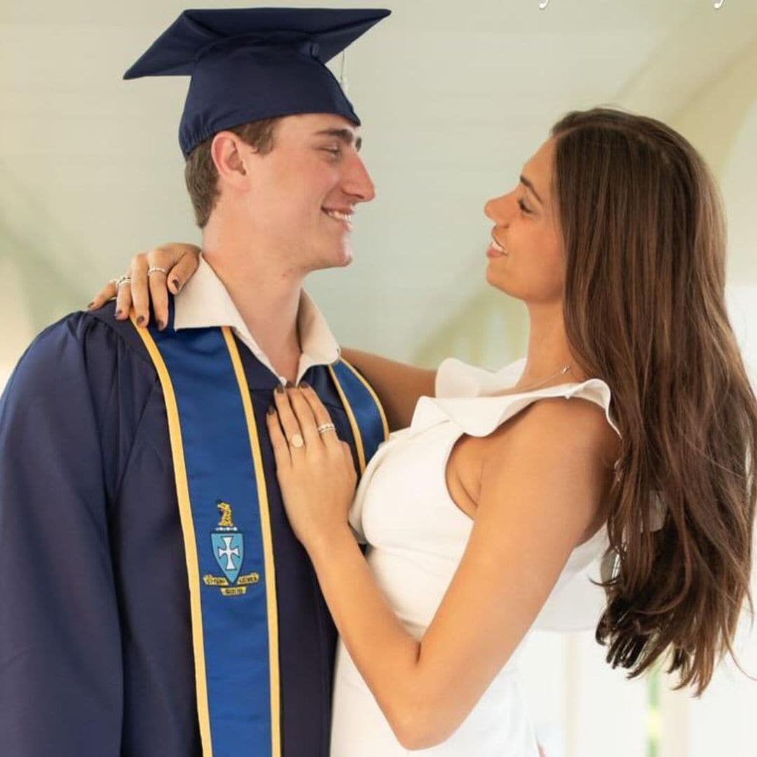 Orgullosa y enamorada, Lina Luaces celebra la graduación de su novio Sean Salazar