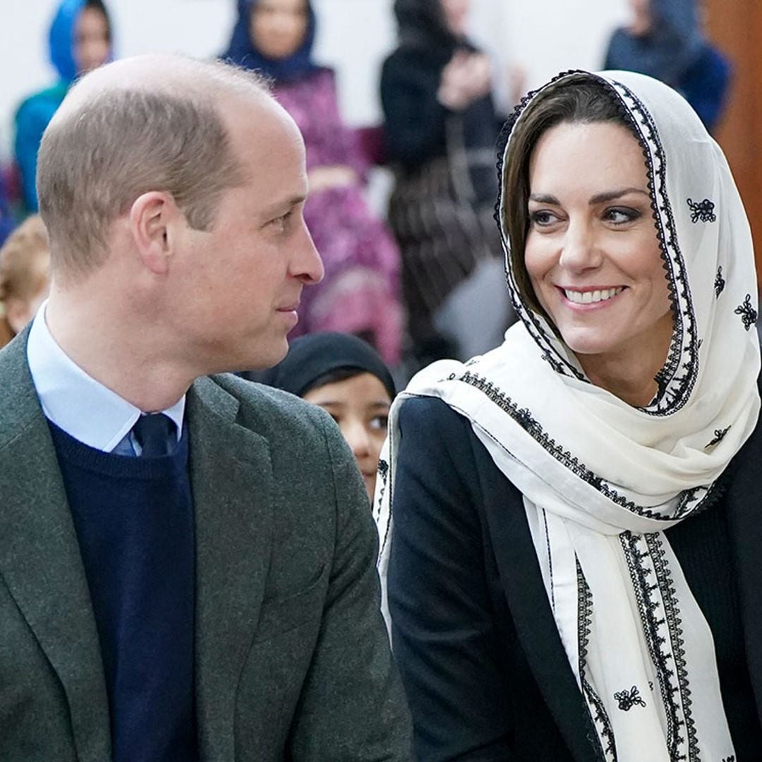 La emotiva aparición de Kate y William