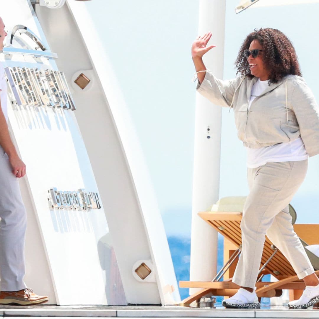 Oprah Winfrey se adelanta al verano en Mallorca: lectura y navegación en un impresionante yate