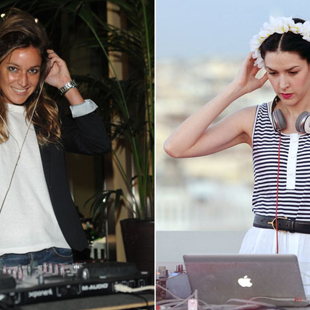 Brianda Fitz-James Stuart y Scilla Ruffo di Calabria, cumbre de aristócratas DJ en Marbella