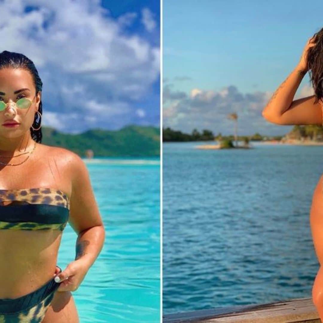 El sensual bikini de Demi Lovato y 5 opciones similares para resaltar tu silueta