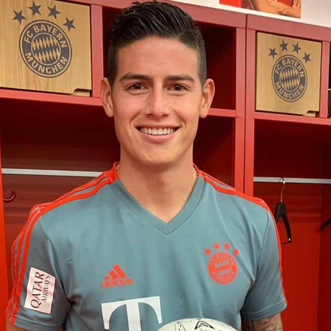 James Rodríguez comparte una nueva –y adorable—foto con su bebé Samuel