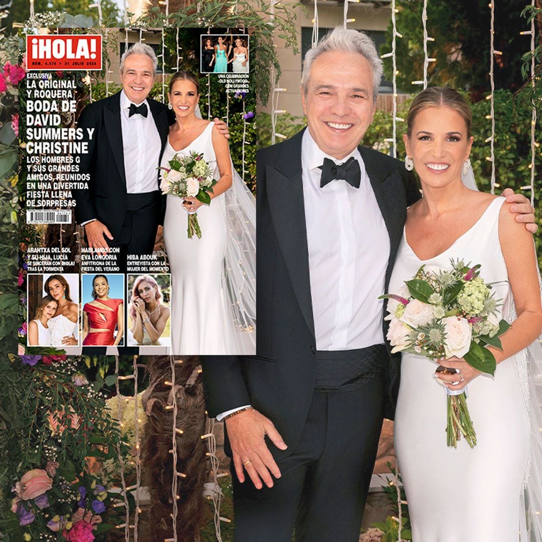 EXCLUSIVA: La original y divertida boda de David Summers y Christine