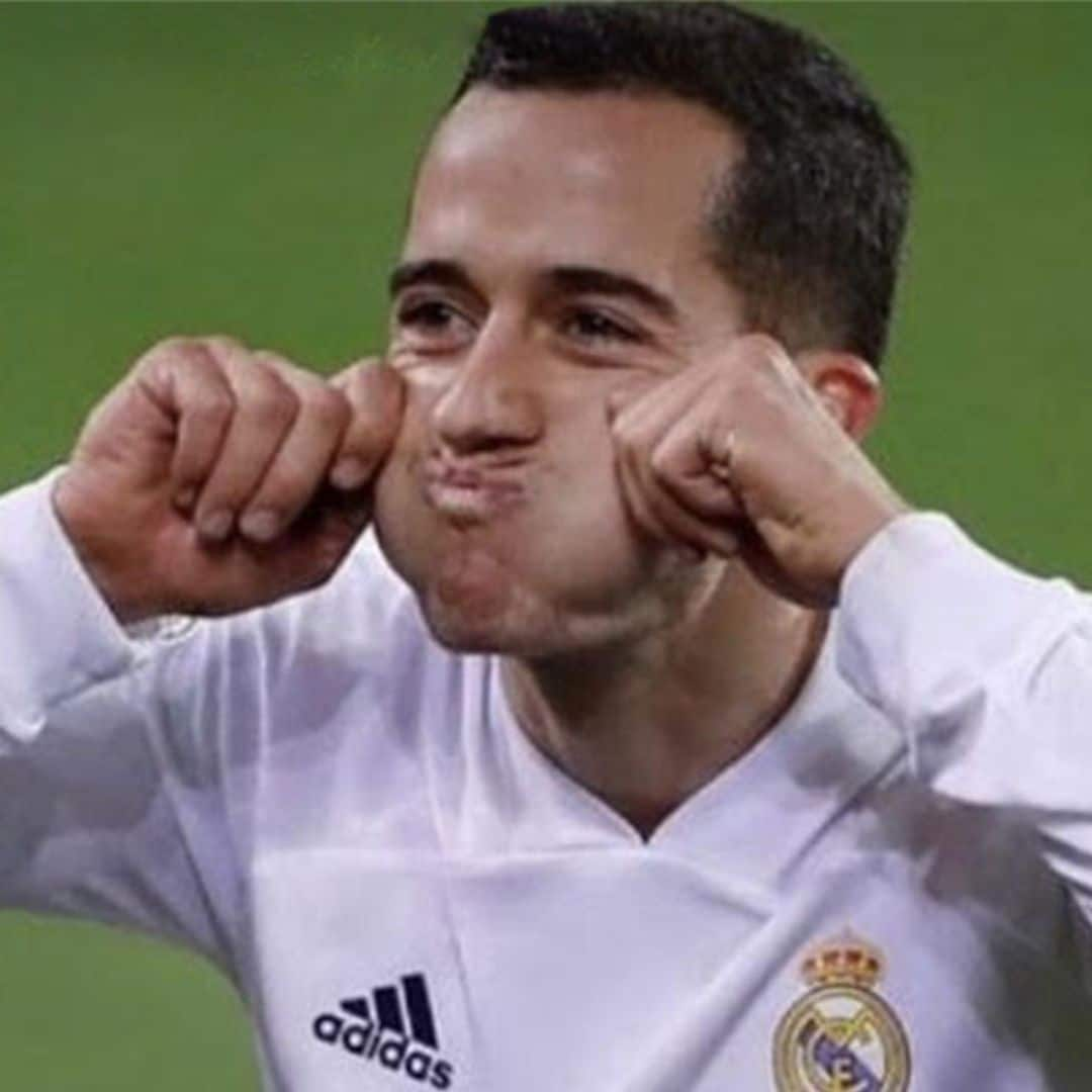 Lucas Vázquez dedica un gol a su hija 'mofletitos' y ella le responde así