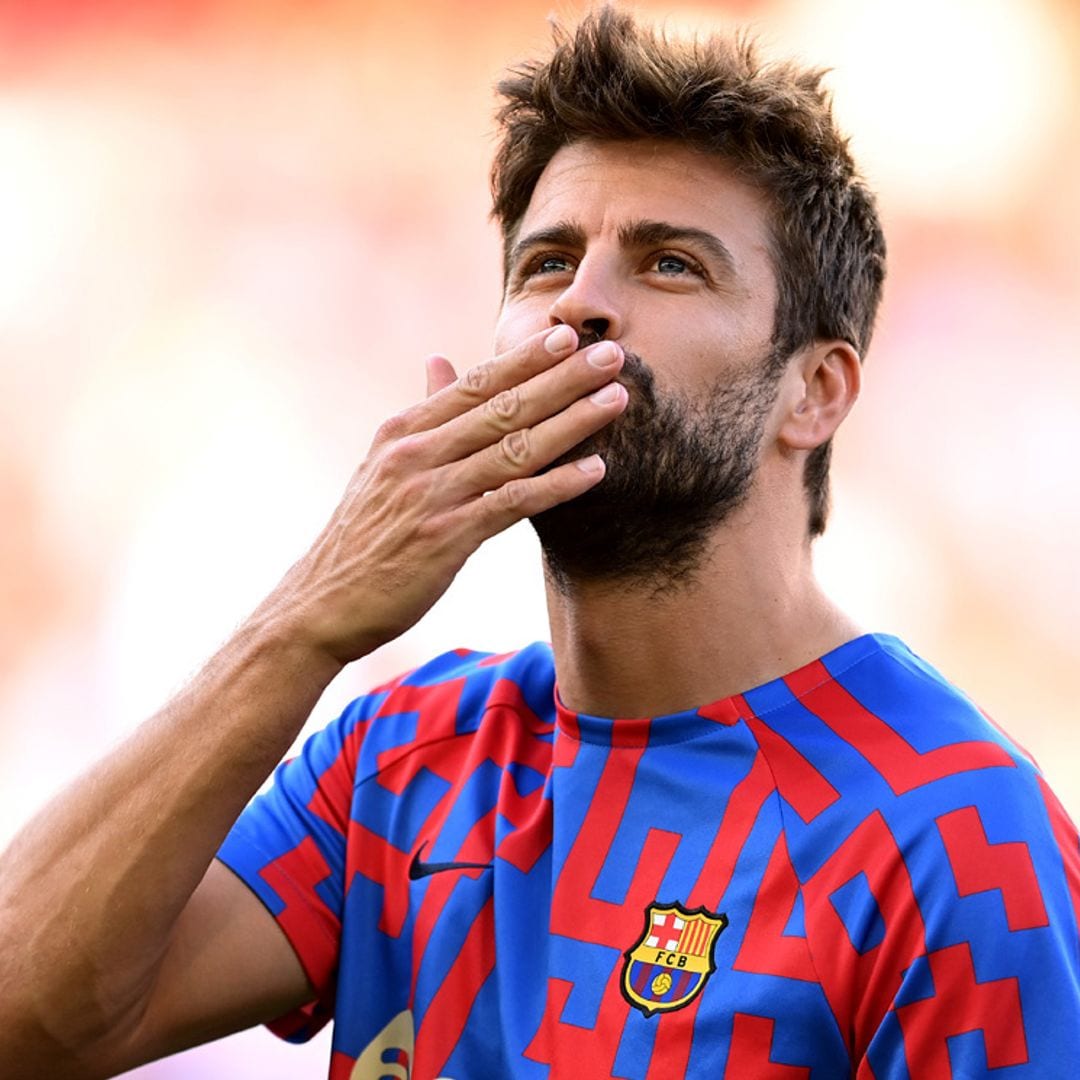 Los besos al aire de Piqué en el Camp Nou, ¿a quién van dirigidos?