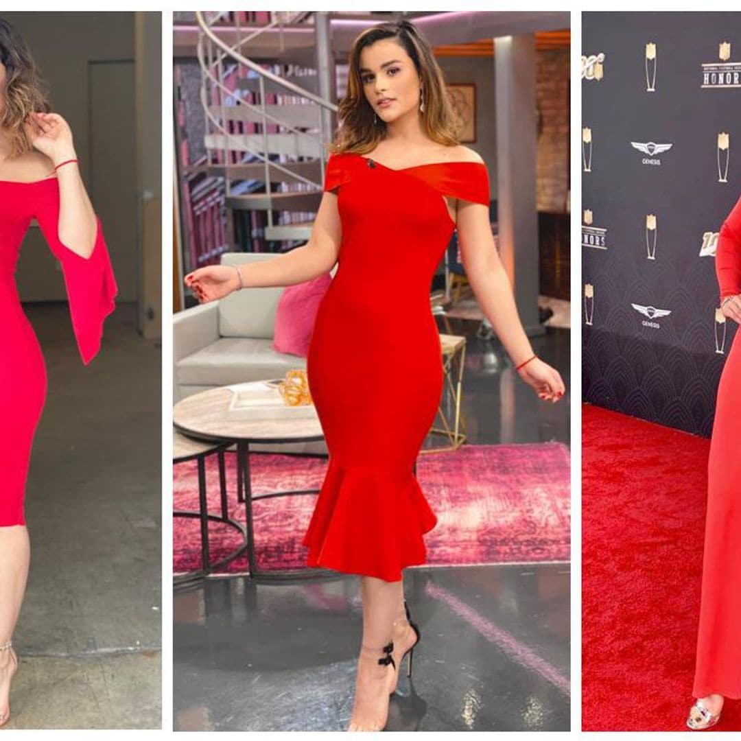 Lady in red! Clarissa Molina demuestra su amor por el color más ‘hot’