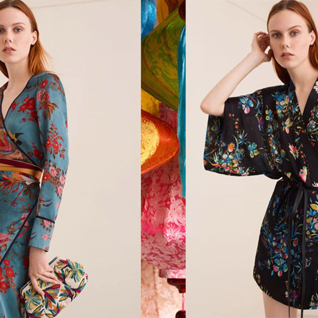 Vestido-kimono, el auténtico 'hit' de Zara que llevarás ésta y la próxima temporada