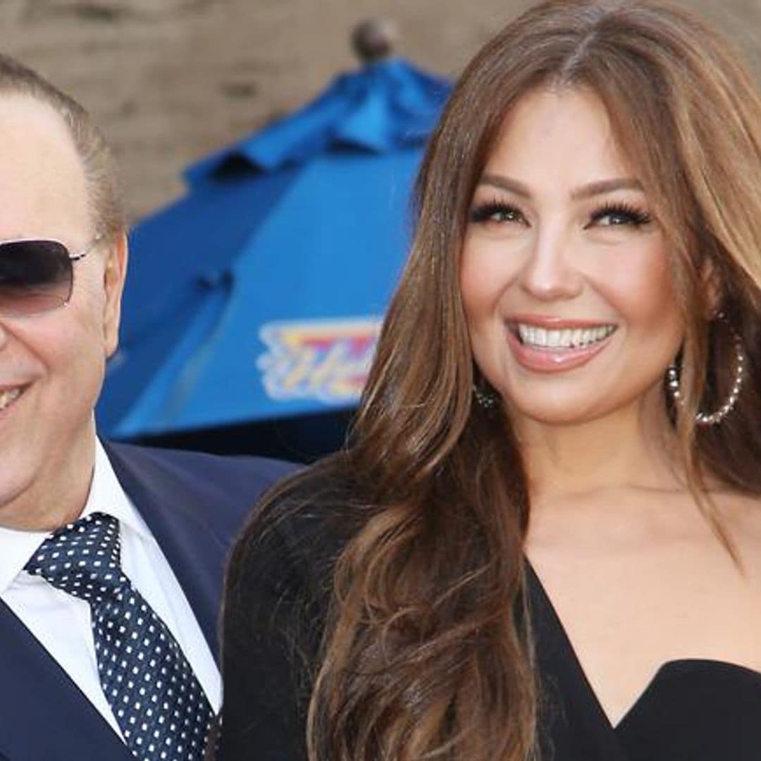 Los románticos mensajes entre Thalía y Tommy Mottola por su aniversario 19