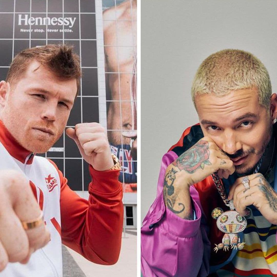 J Balvin reta a Canelo Álvarez a un round ¡y el boxeador responde!