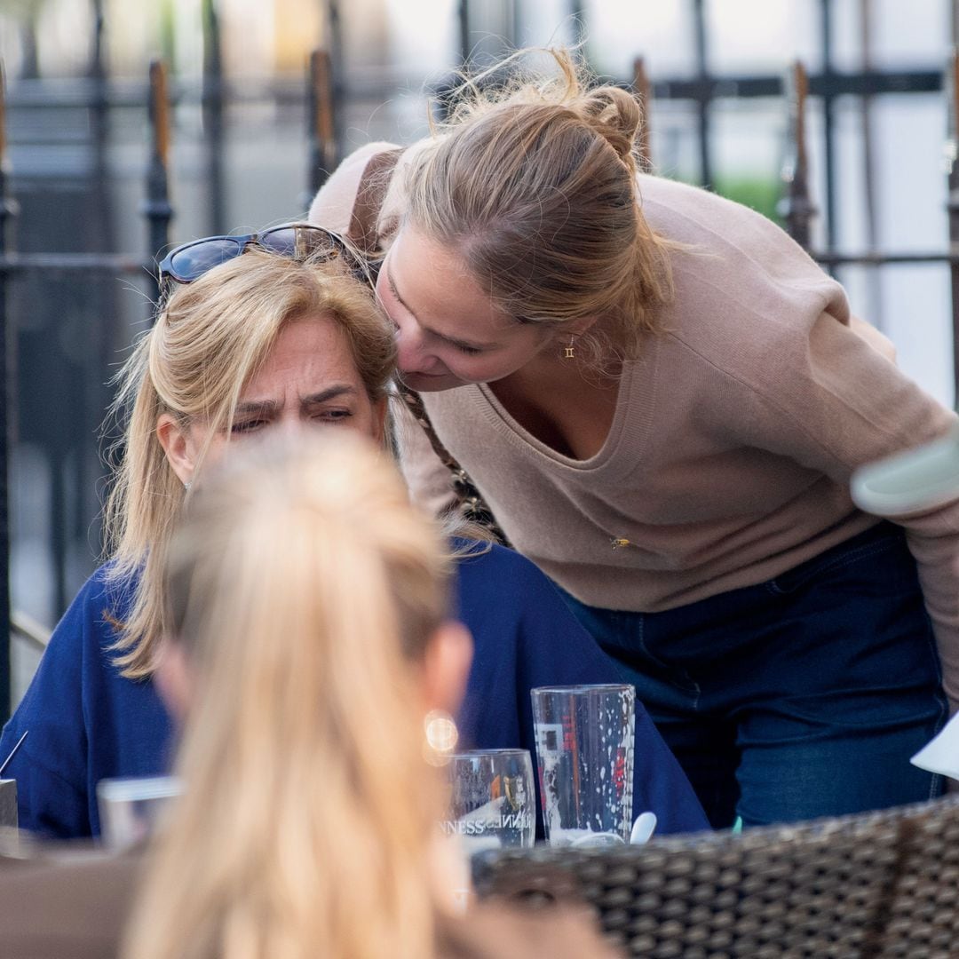 Irene Urdangarin with her mother, Infanta Cristina