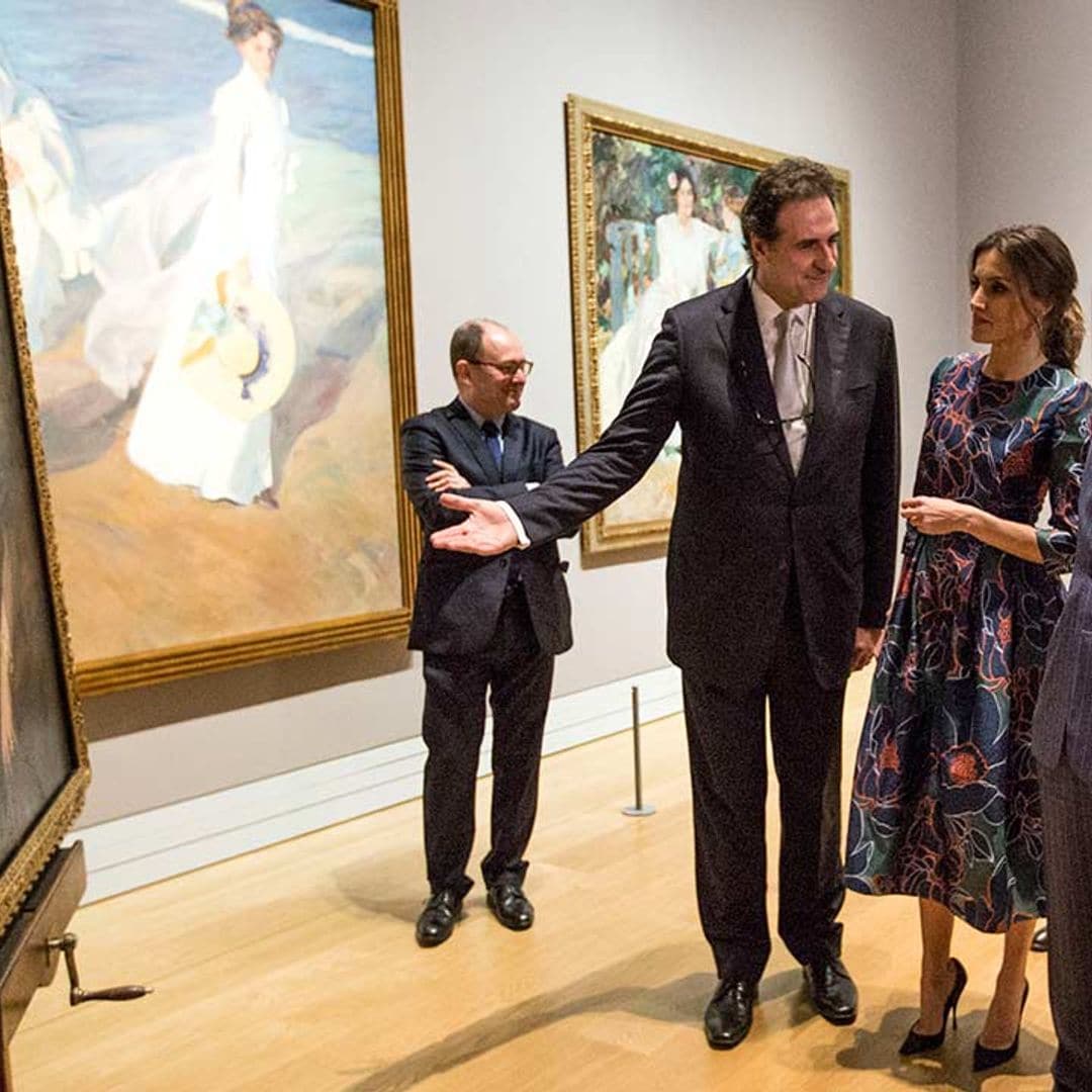 La reina Letizia visita Londres para la inauguración de la exposición del artista español Joaquín Sorolla