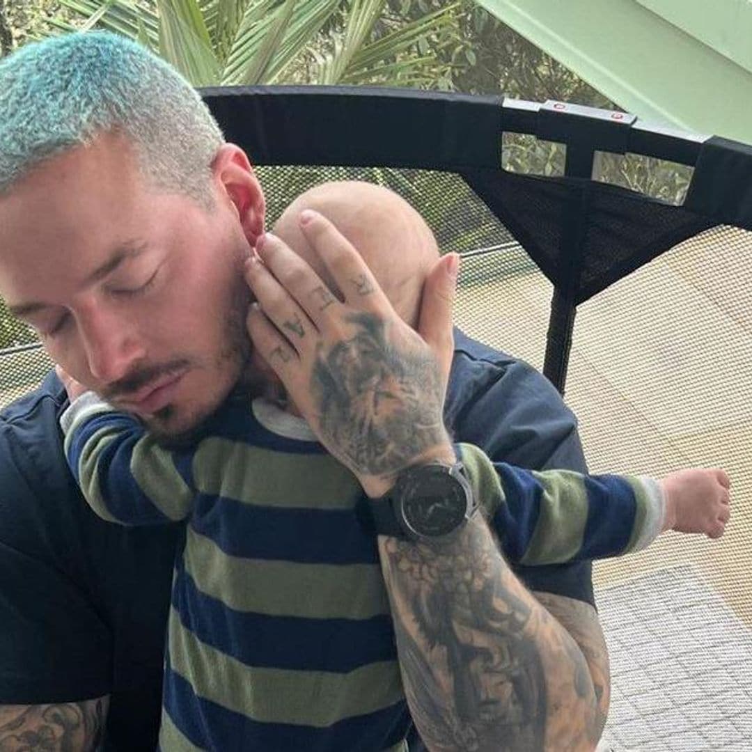 J Balvin nos obsequia una nueva foto de Baby Río, ¡y es adorable!