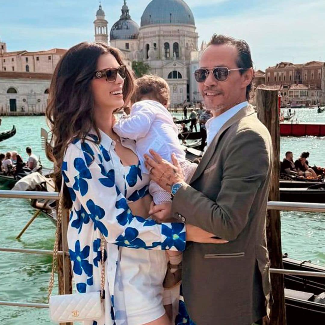 Las espectaculares imágenes de Nadia Ferreira en Venecia celebrando su 25 cumpleaños con Marc Anthony y su hijo