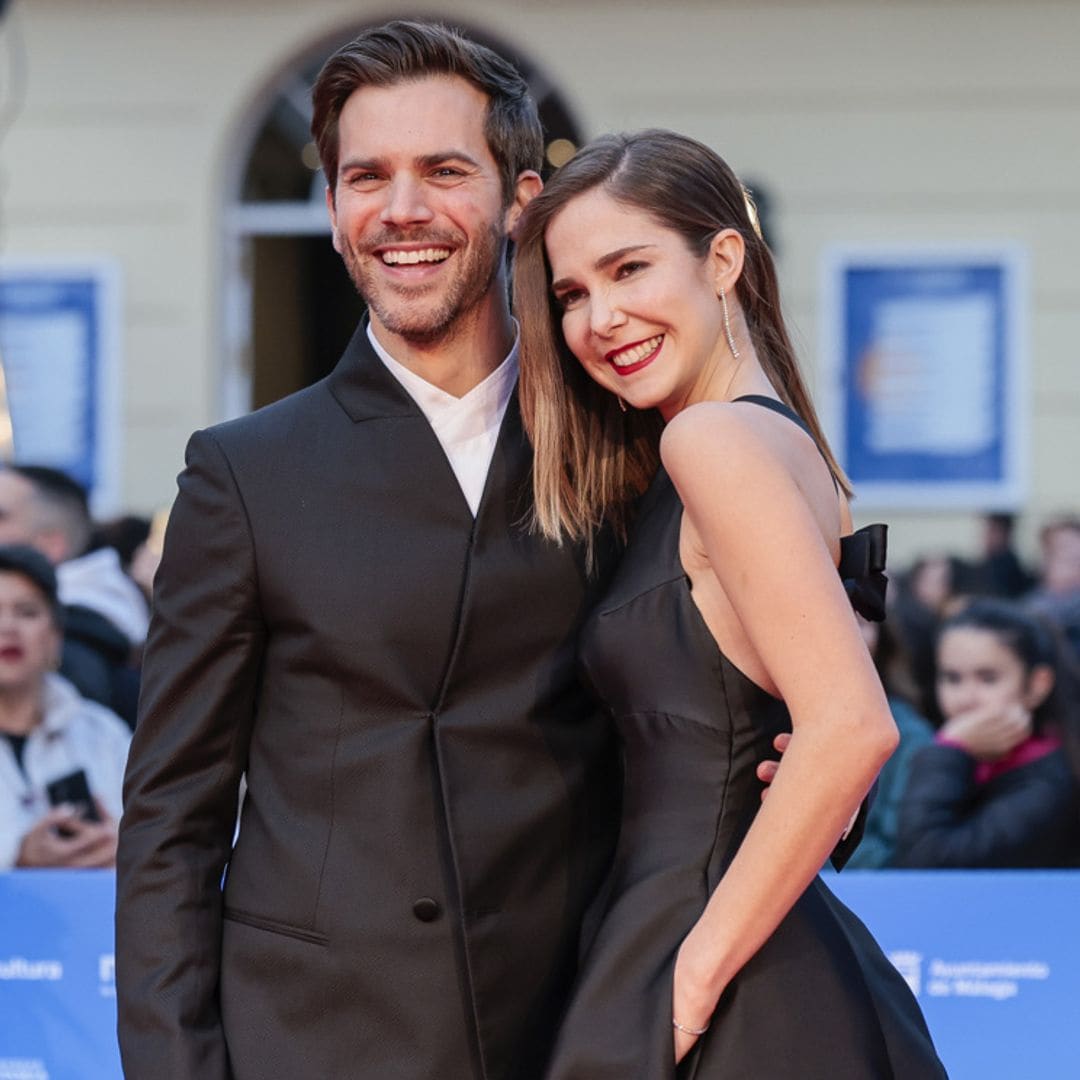 Natalia Sánchez y Marc Clotet derrochan amor en la alfombra roja entre estrellas internacionales como Kerem Bürsin