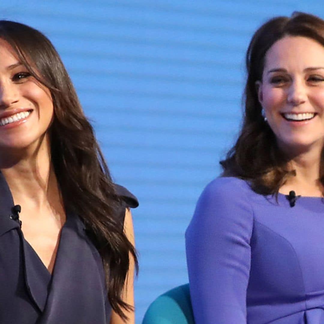 La conexión de estilo entre Meghan Markle y Kate Middleton a 17.000 km de distancia