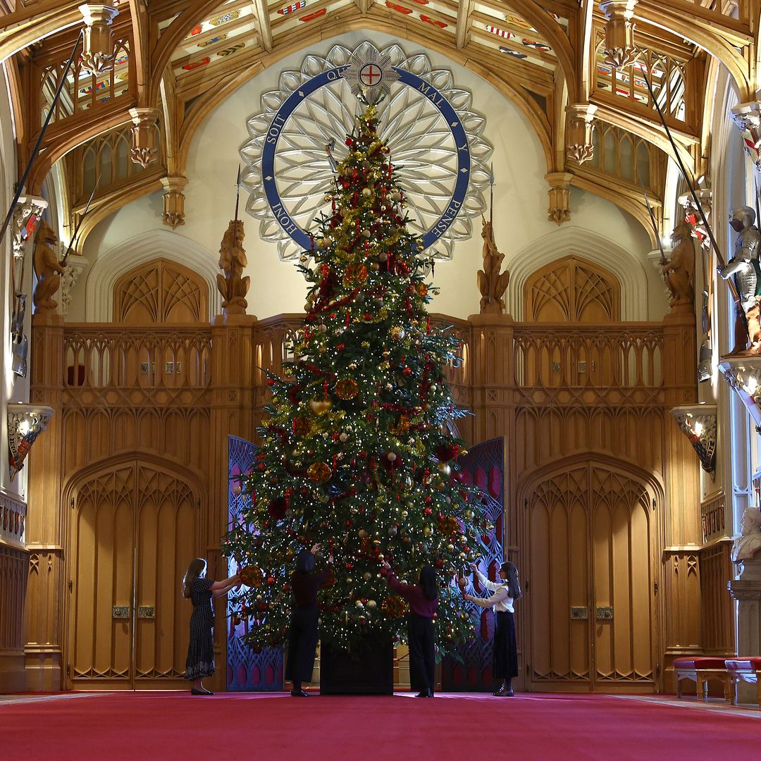 Así es la impresionante decoración del Castillo de Windsor, que ya está listo para celebrar la Navidad