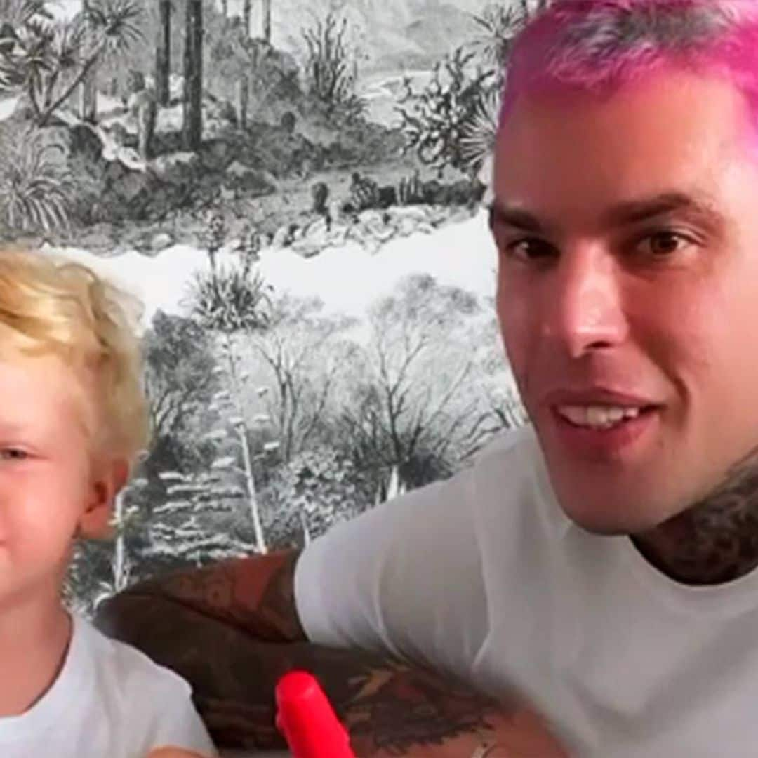 ¿Demasiado sincero? Esto es lo que opina Leo, hijo de Chiara Ferragni y Fedez, del nuevo ‘look’ de su padre