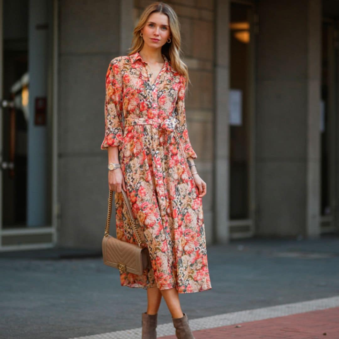 Compra aquí los vestidos de flores más bonitos y cómodos de la primavera