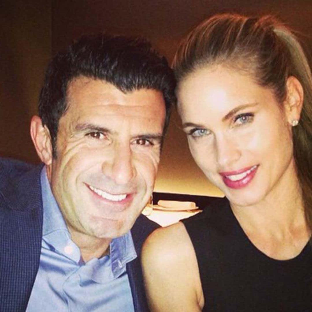 Luis Figo y Helene Svedin celebran su aniversario tras su crisis matrimonial