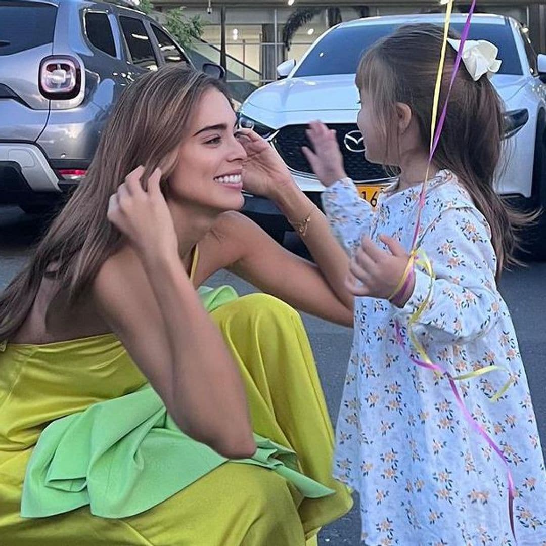 Así fue el emotivo reencuentro de Camila Avella, Miss Colombia, con su hijita tras Miss Universe