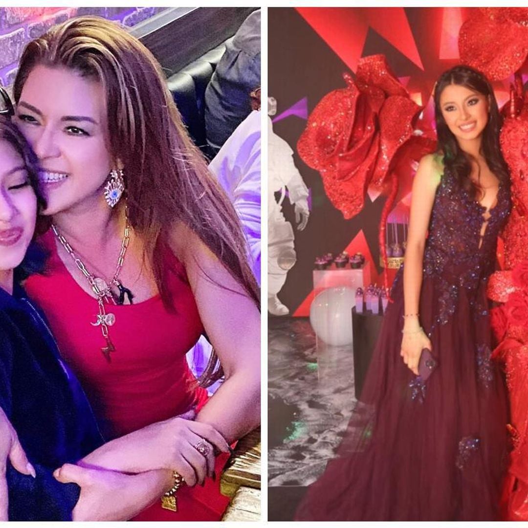 Alicia Machado festeja por todo lo alto los 15 años de su hija Dinorah Valentina