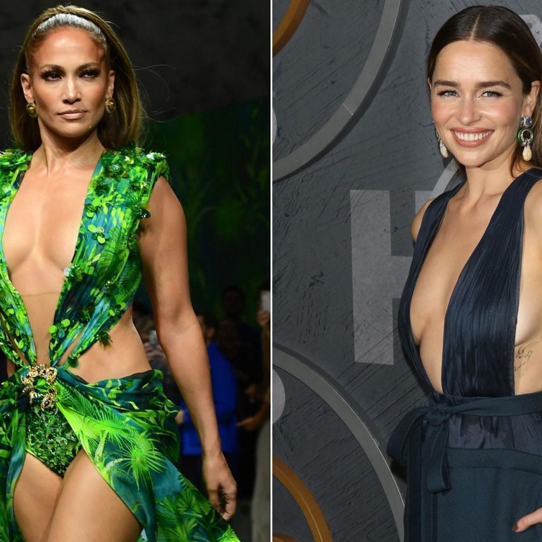 Emilia Clarke confiesa que JLo inspiró su look del Emmy y ¡la cantante reacciona emocionada!