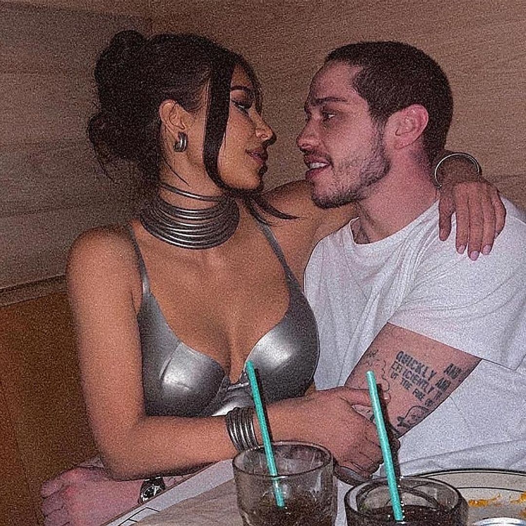 Kim Kardashian explica cuándo empezó a hablar con Pete Davidson y comparte una foto de lo más romántica