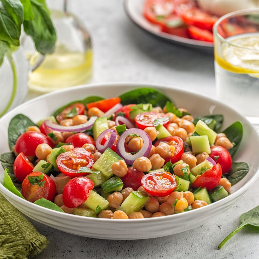 Ensalada de garbanzos: fácil, saludable y deliciosa