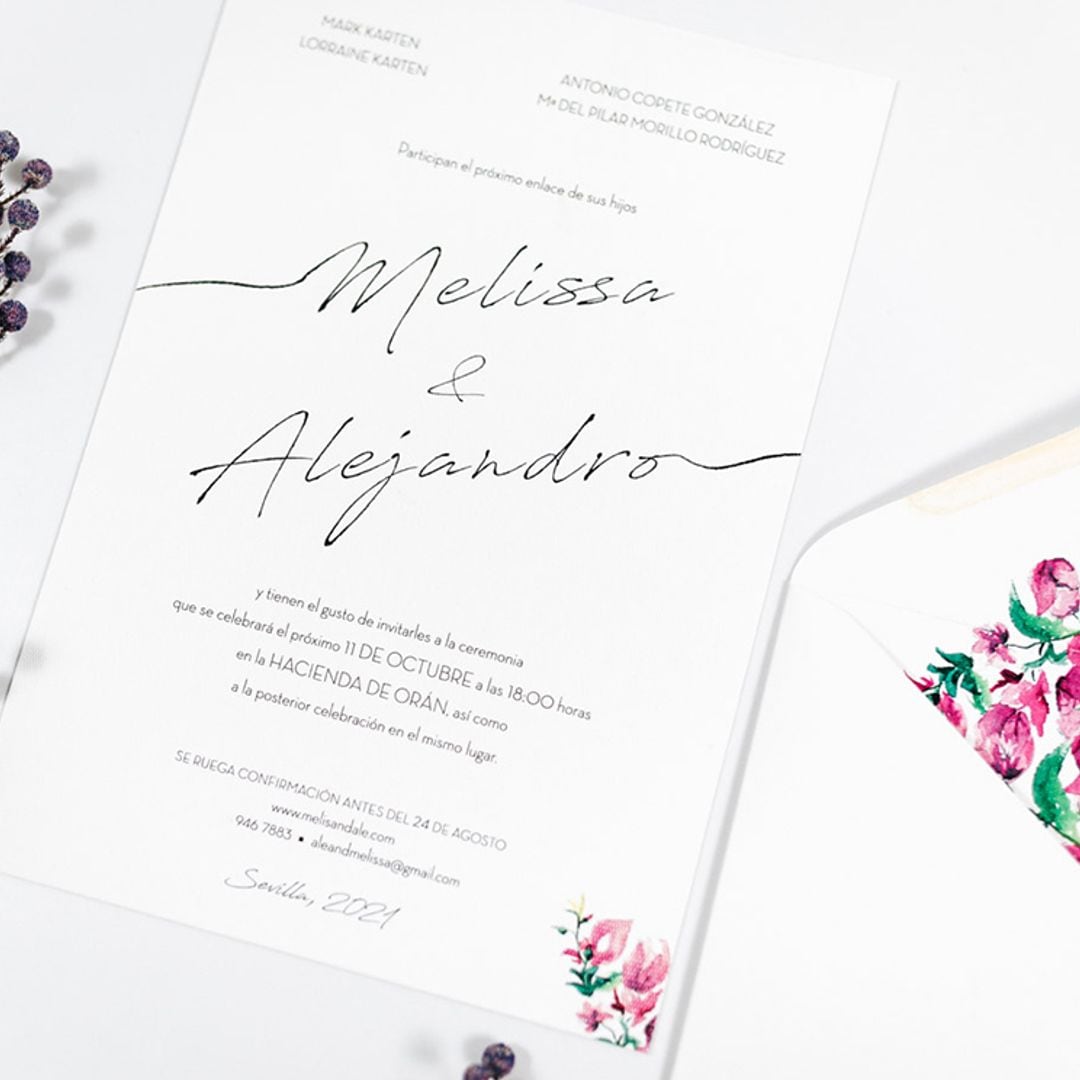 Invitaciones de boda bonitas y originales para sorprender a tus invitados