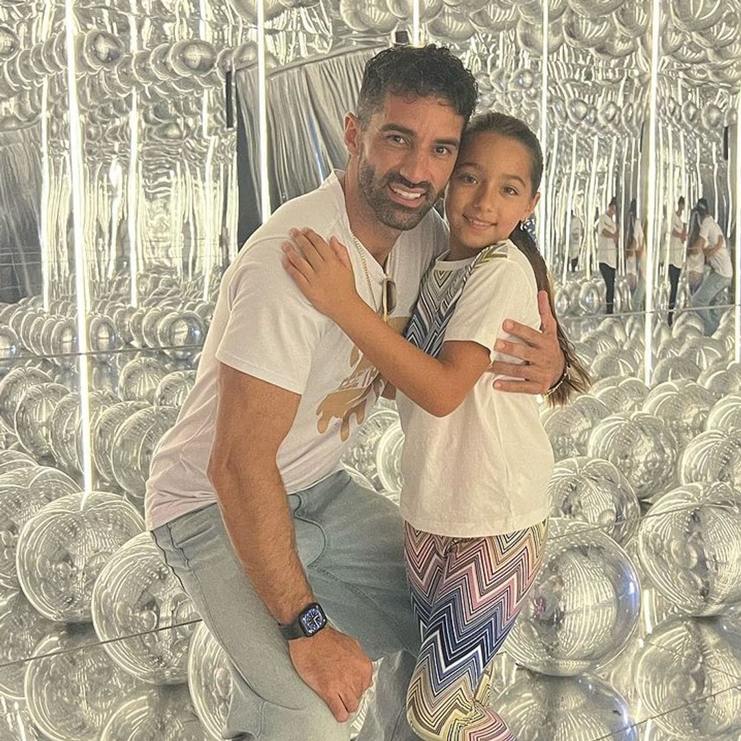 El tierno propósito de Toni Costa al lado de su hija, Alaïa